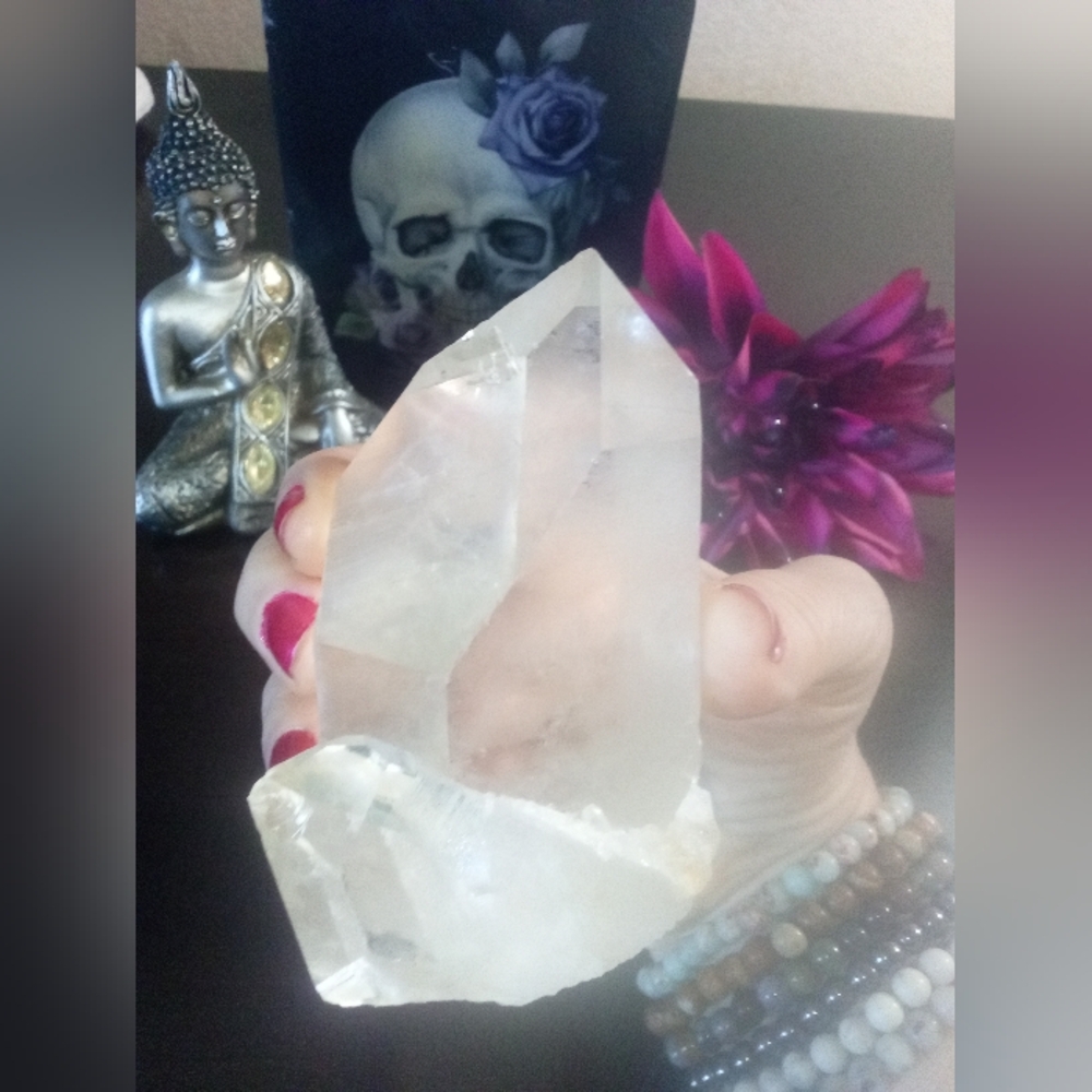 Clear Quartz Point From Brazil - Picture 3 of 15